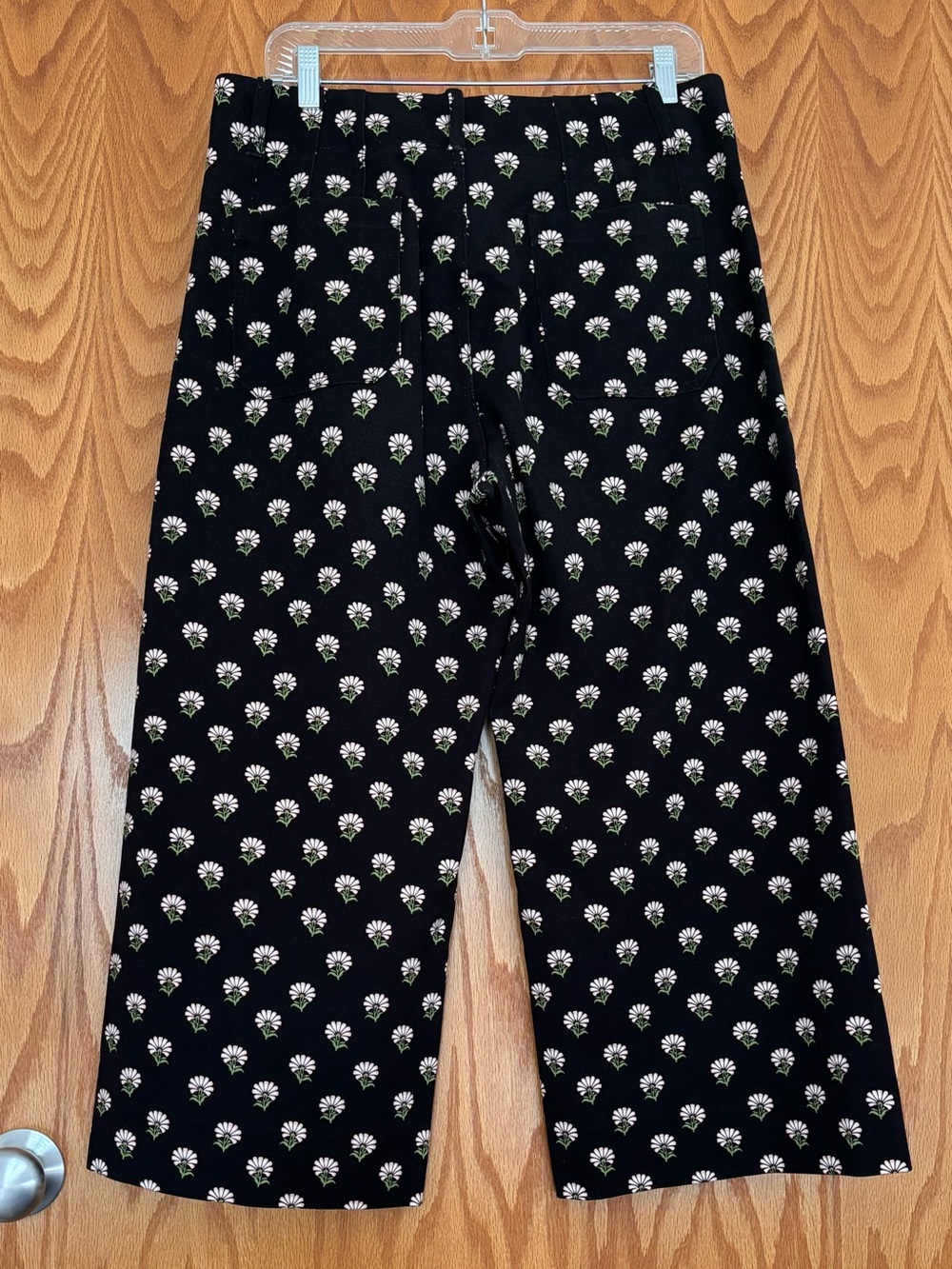 The Colette High Waist Cropped Wide-Leg Trousers by Maeve: Ponte Edition